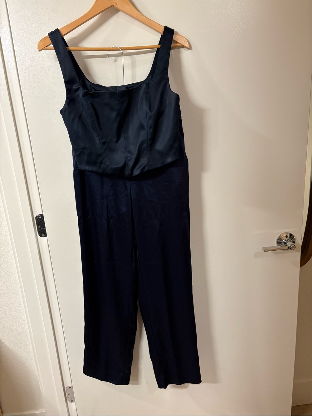 Classic Navy Corset and Pant Set - Women